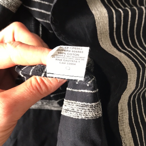 Anthropologie Eva Franco skirt black cream NWT - Picture 8 of 12